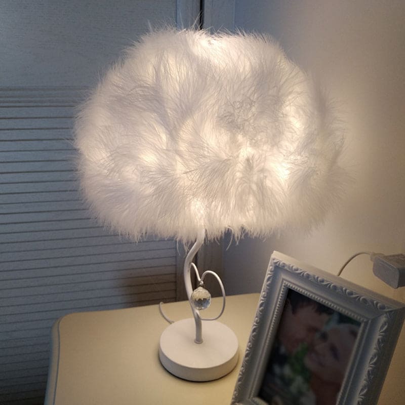 Lysora | Nordic Feather Cloud Table Lamp