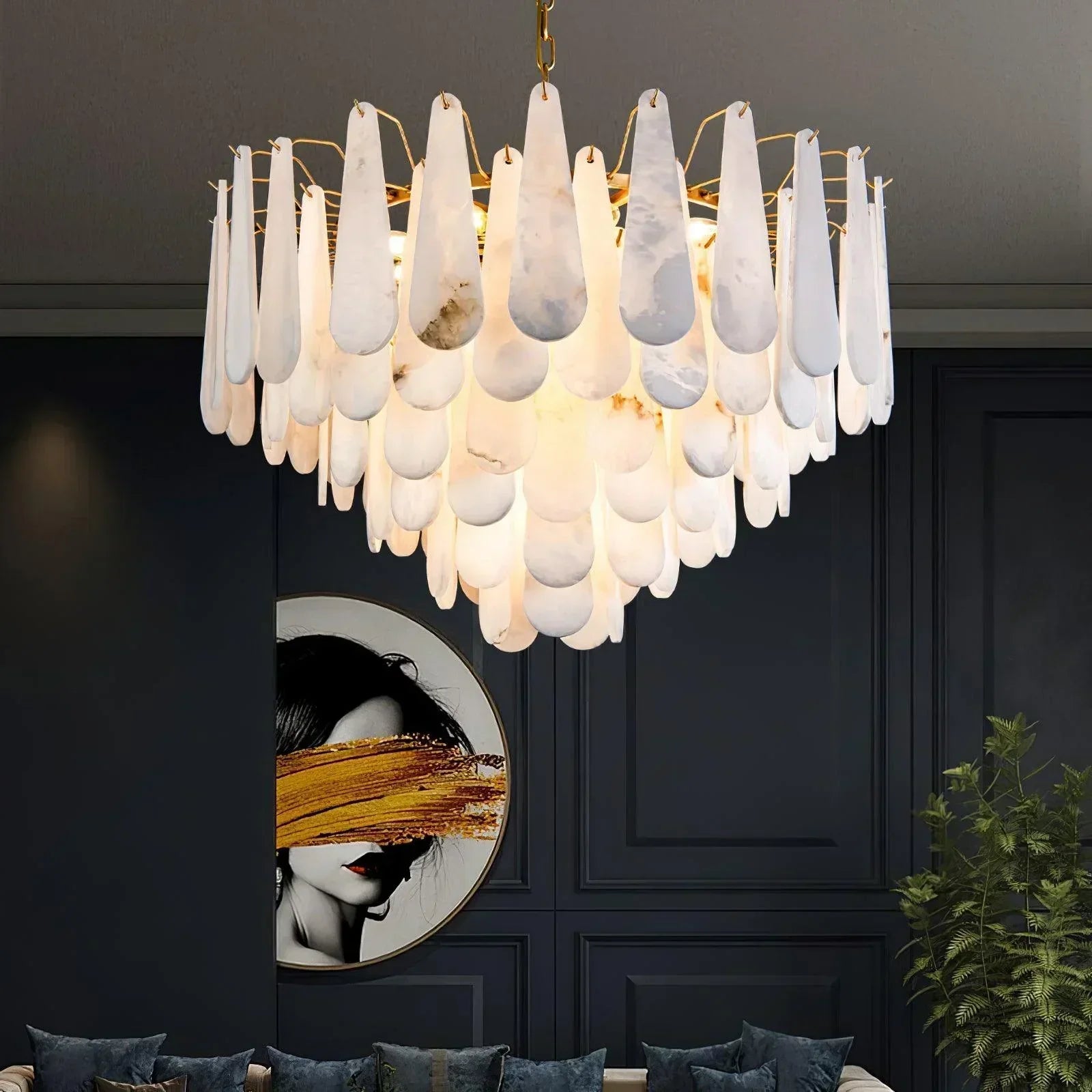 Liora Alabaster Chandelier