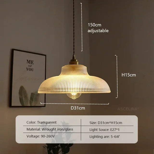 Liora | Glass Pendant Light