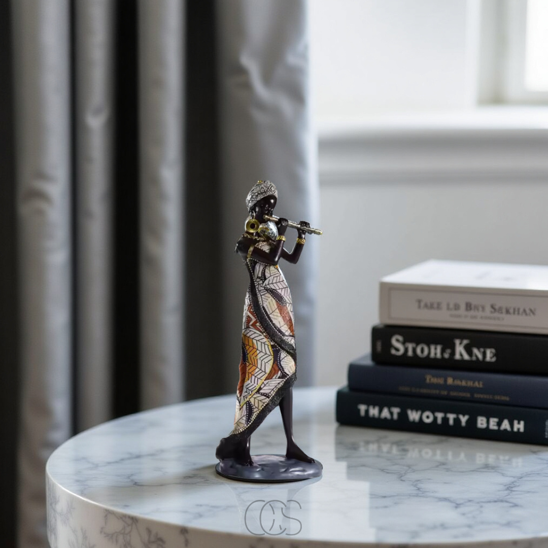 Lereks - African Musicians Statue Set - Decorative Sculptures