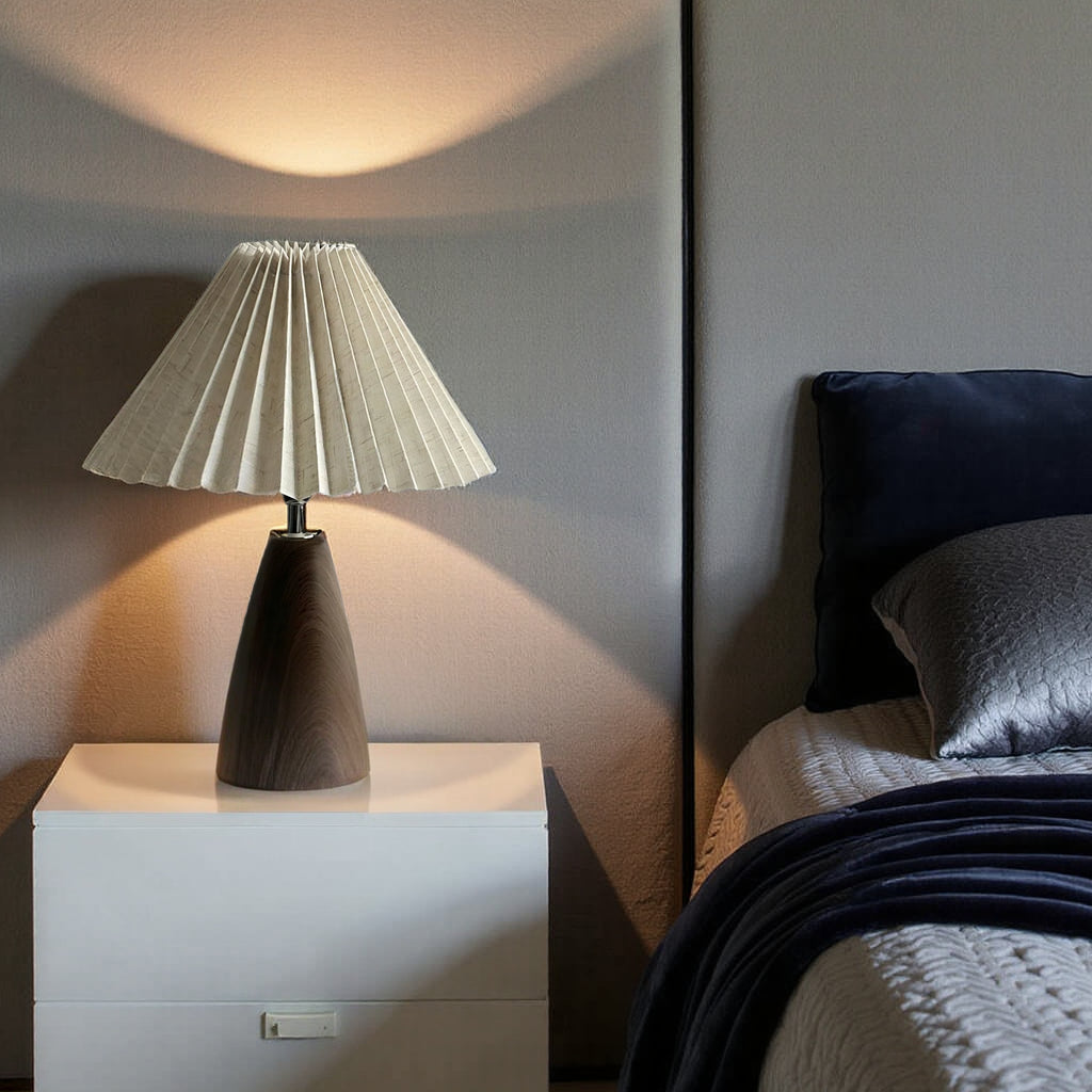 Lereks - Beza linen table lamp