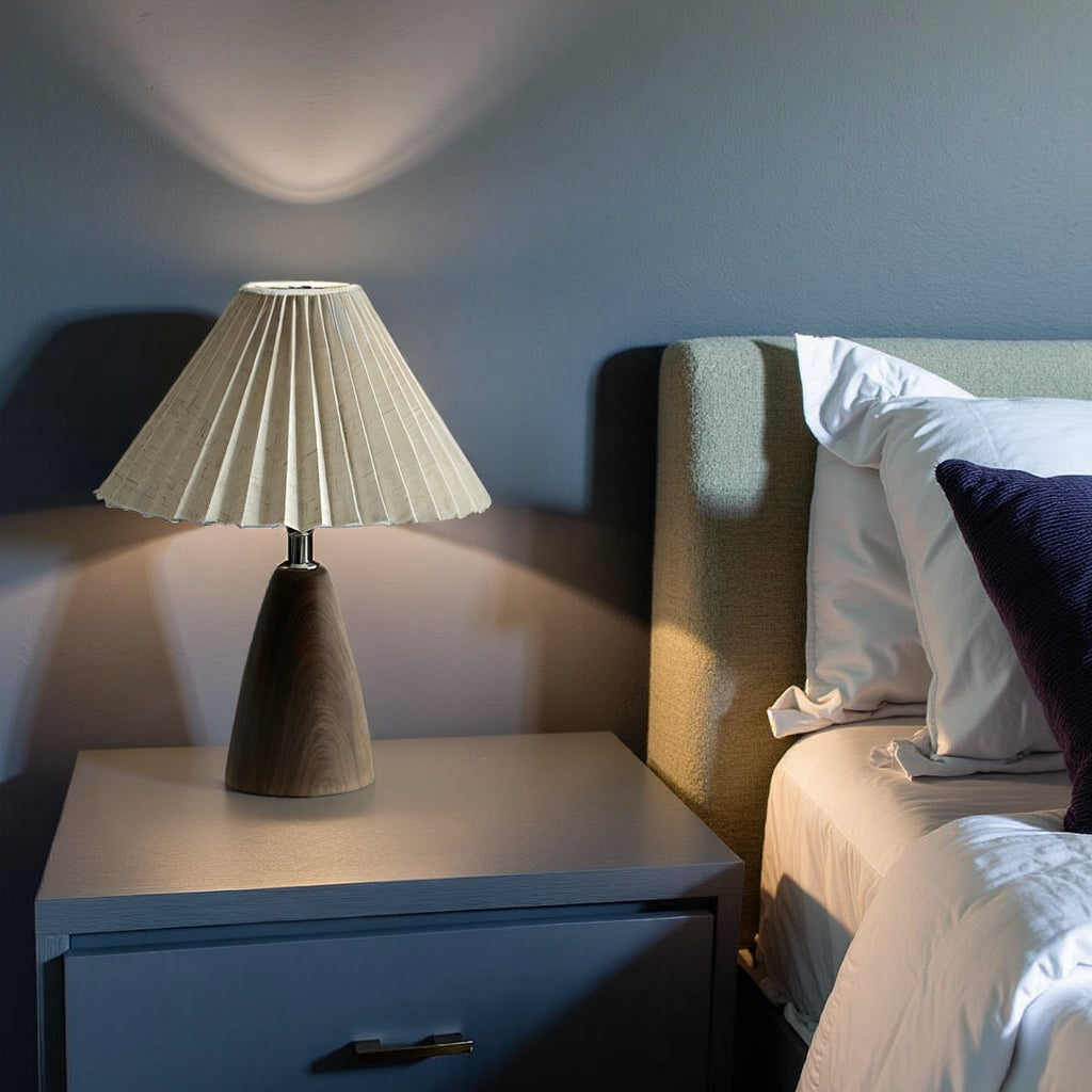Lereks - Beza linen table lamp