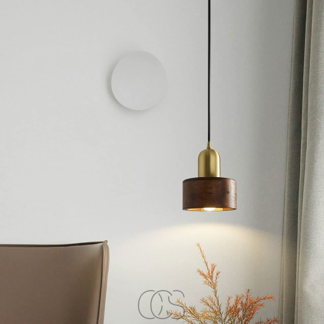 Lereks - Design pendant lamp with gold accent