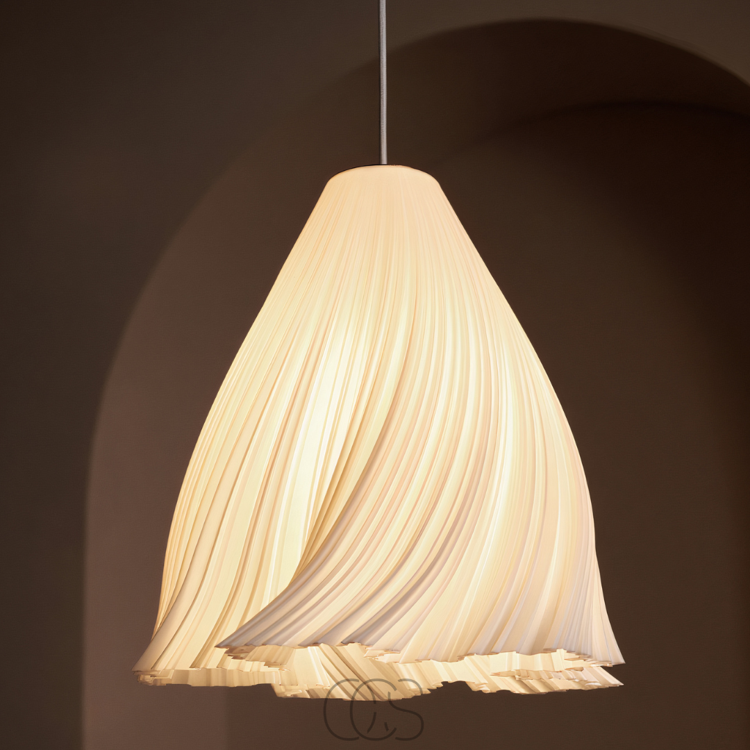 Lereks - Fanning Stoff Deckenlampe - Moderne Textilien