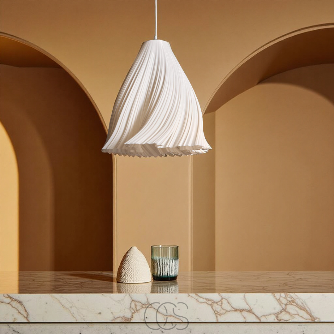Lereks - Fanning Stoff Deckenlampe - Moderne Textilien