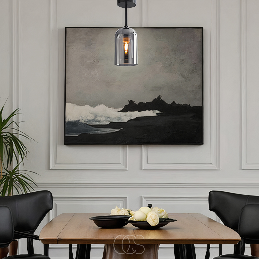 Lereks - Glas Vintage LED-Deckenlampe