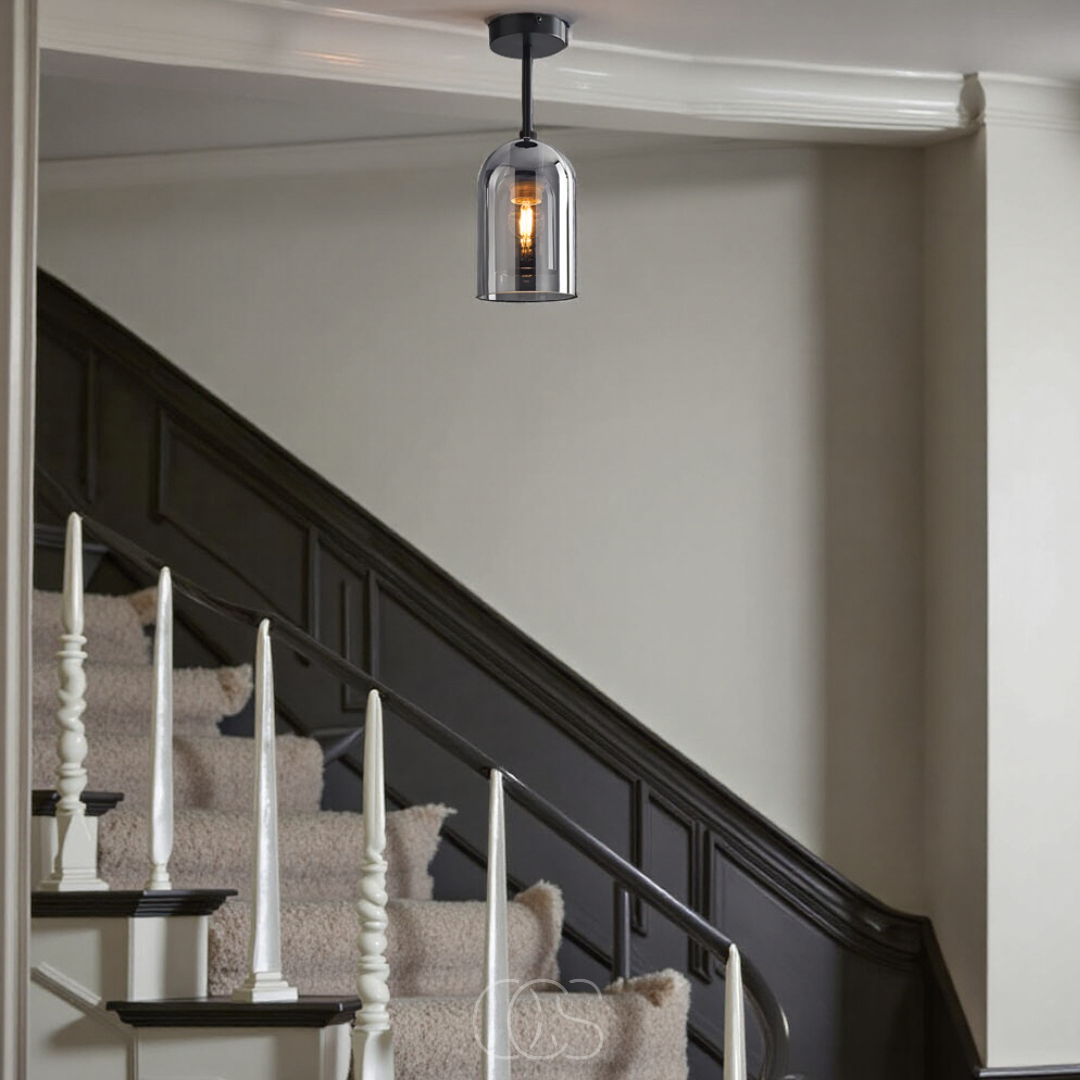 Lereks - Glass Vintage LED ceiling lamp
