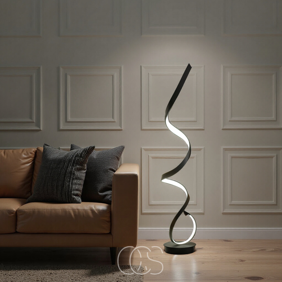 Lereks - LED Spiral Stehlampe dimmbar