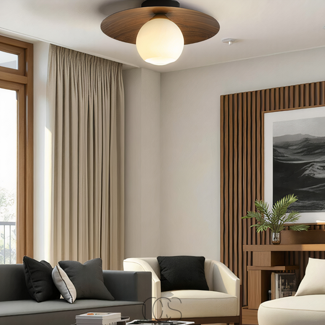 Lereks - Loella LED-Deckenlampe - natürliche Ruhe im Zuhause