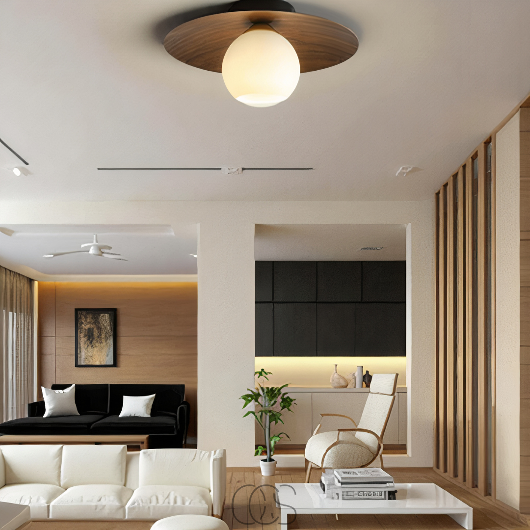 Lereks - Loella LED-Deckenlampe - natürliche Ruhe im Zuhause