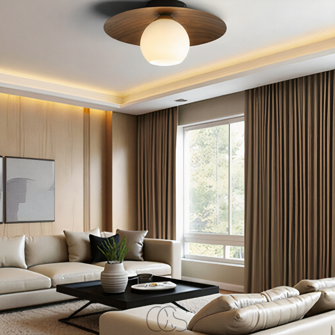 Lereks - Loella LED-Deckenlampe - natürliche Ruhe im Zuhause