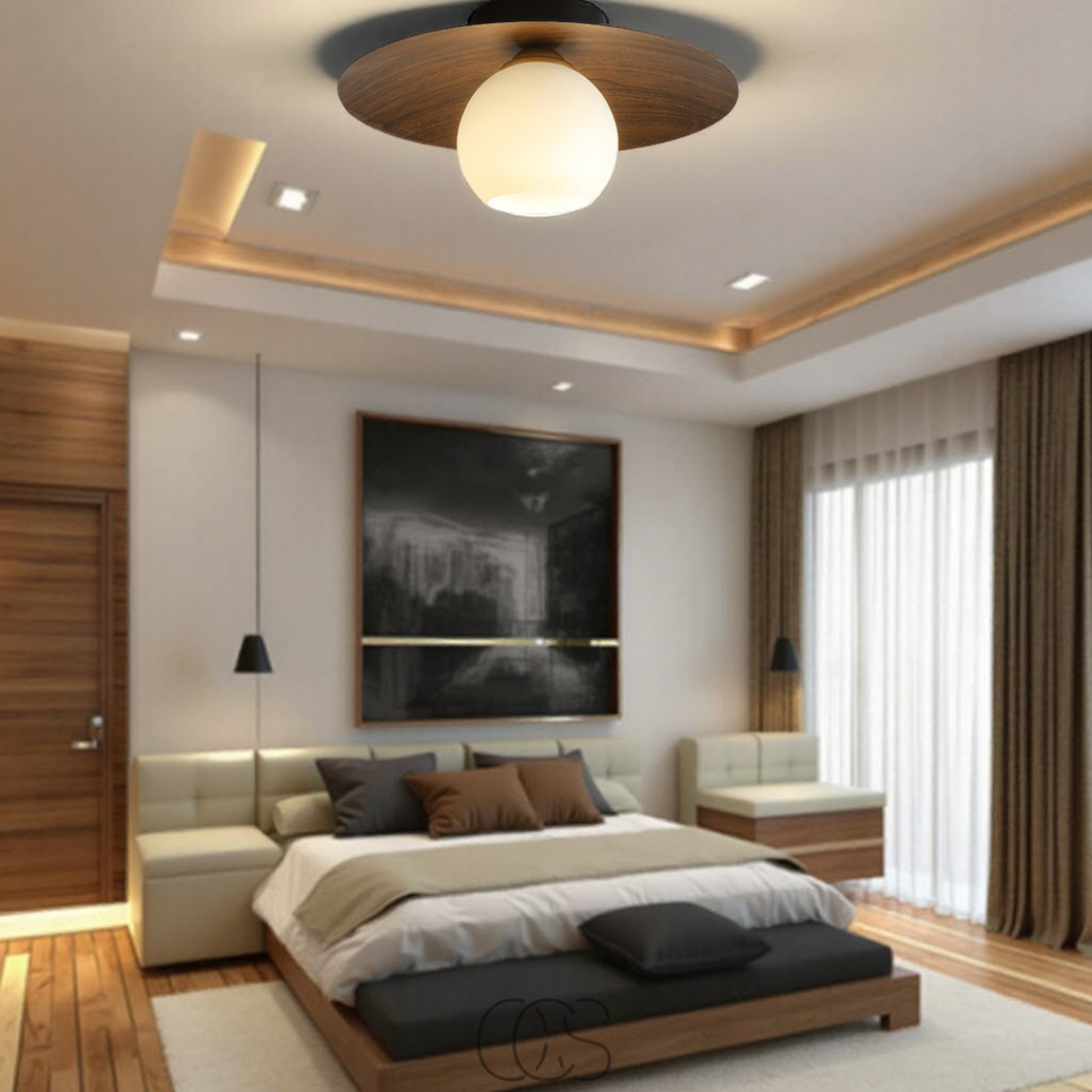 Lereks - Loella LED ceiling lamp - natural tranquility in the home
