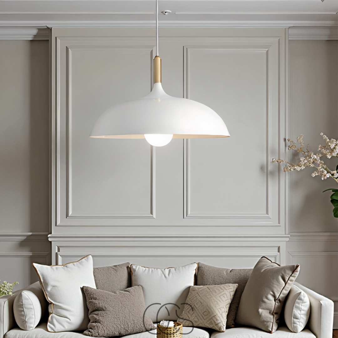 Lereks - Modern Matte Black Ceiling Lamp