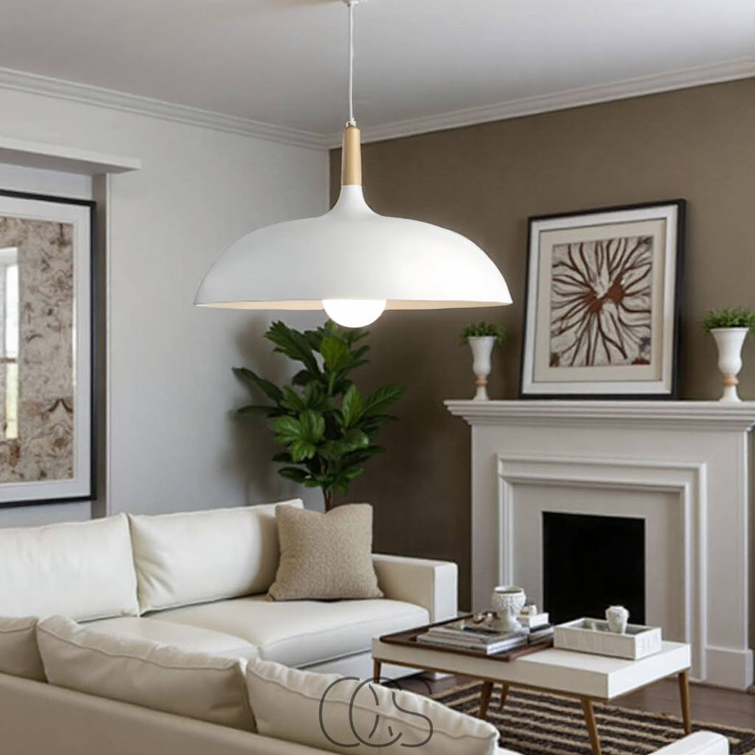 Lereks - Modern Matte Black Ceiling Lamp