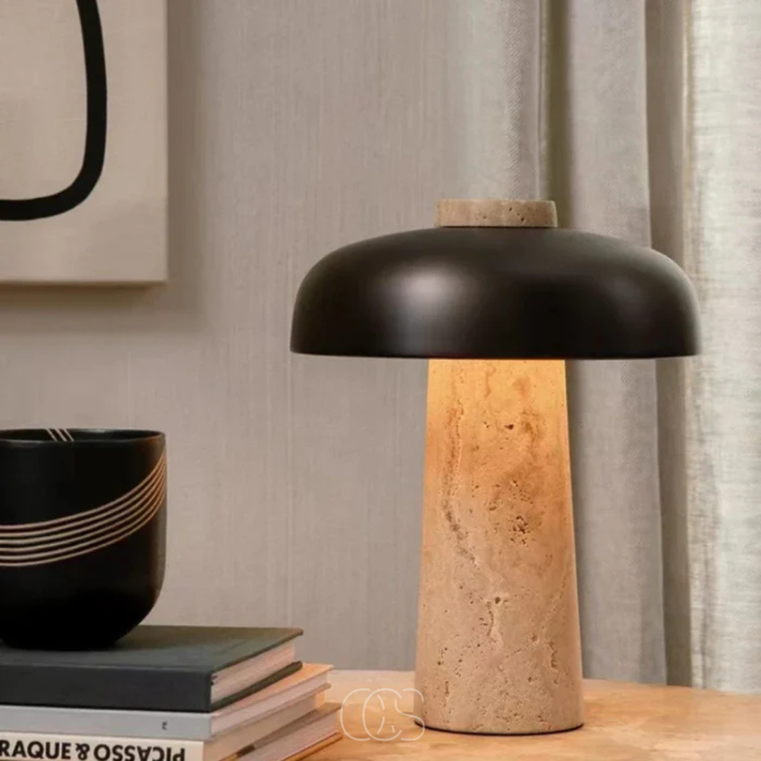 Lereks - Modern Stone Table Lamp