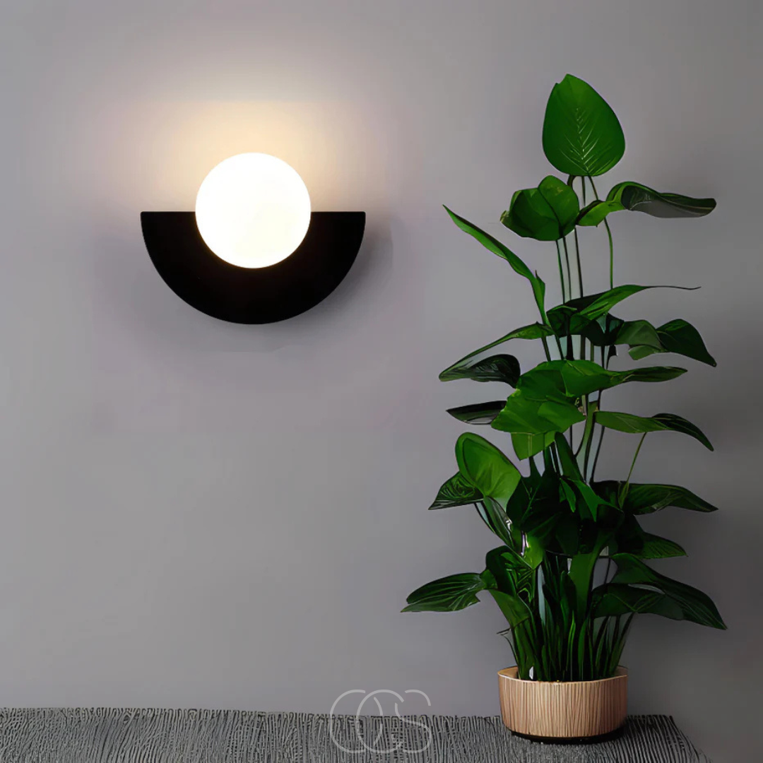 Lereks - Nordic Half-Circular Wall Lamp – Scandinavian Design