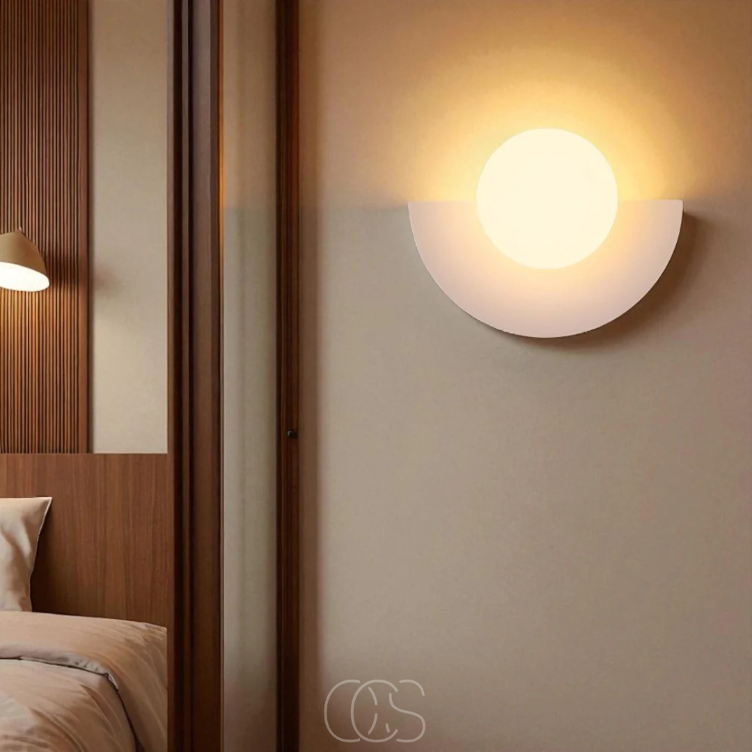Lereks - Nordic Half-Circular Wall Lamp – Scandinavian Design