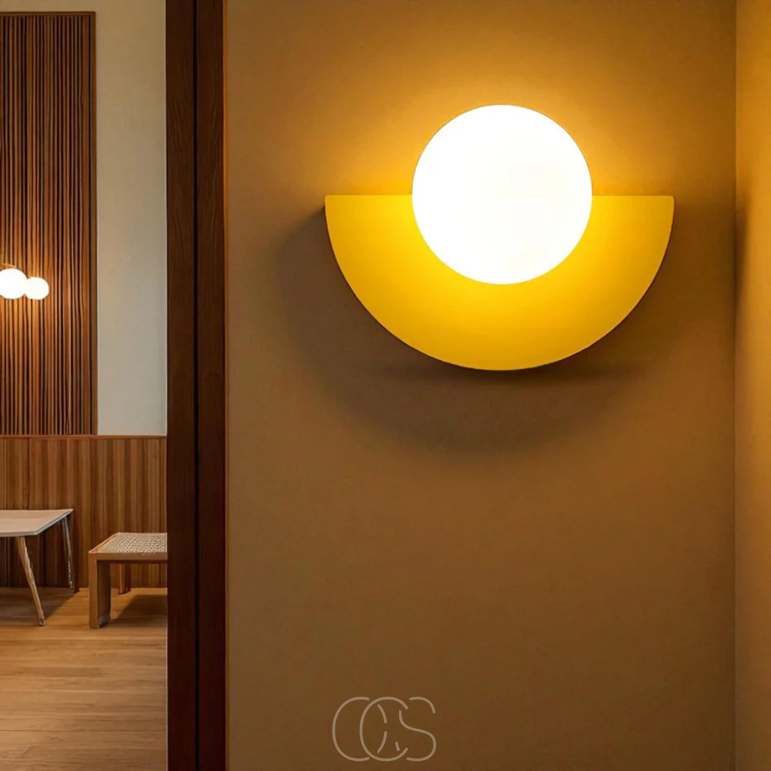 Lereks - Nordic Half-Circular Wall Lamp – Scandinavian Design
