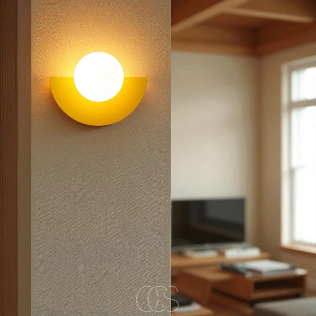 Lereks - Nordic Half-Circular Wall Lamp – Scandinavian Design