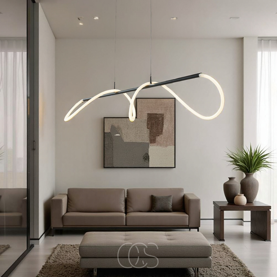 Lereks - Pendant lamp with LED tubes - Modern design