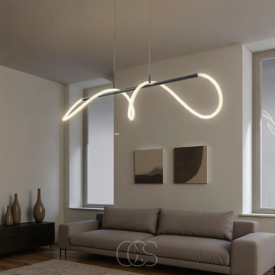 Lereks - Pendant lamp with LED tubes - Modern design