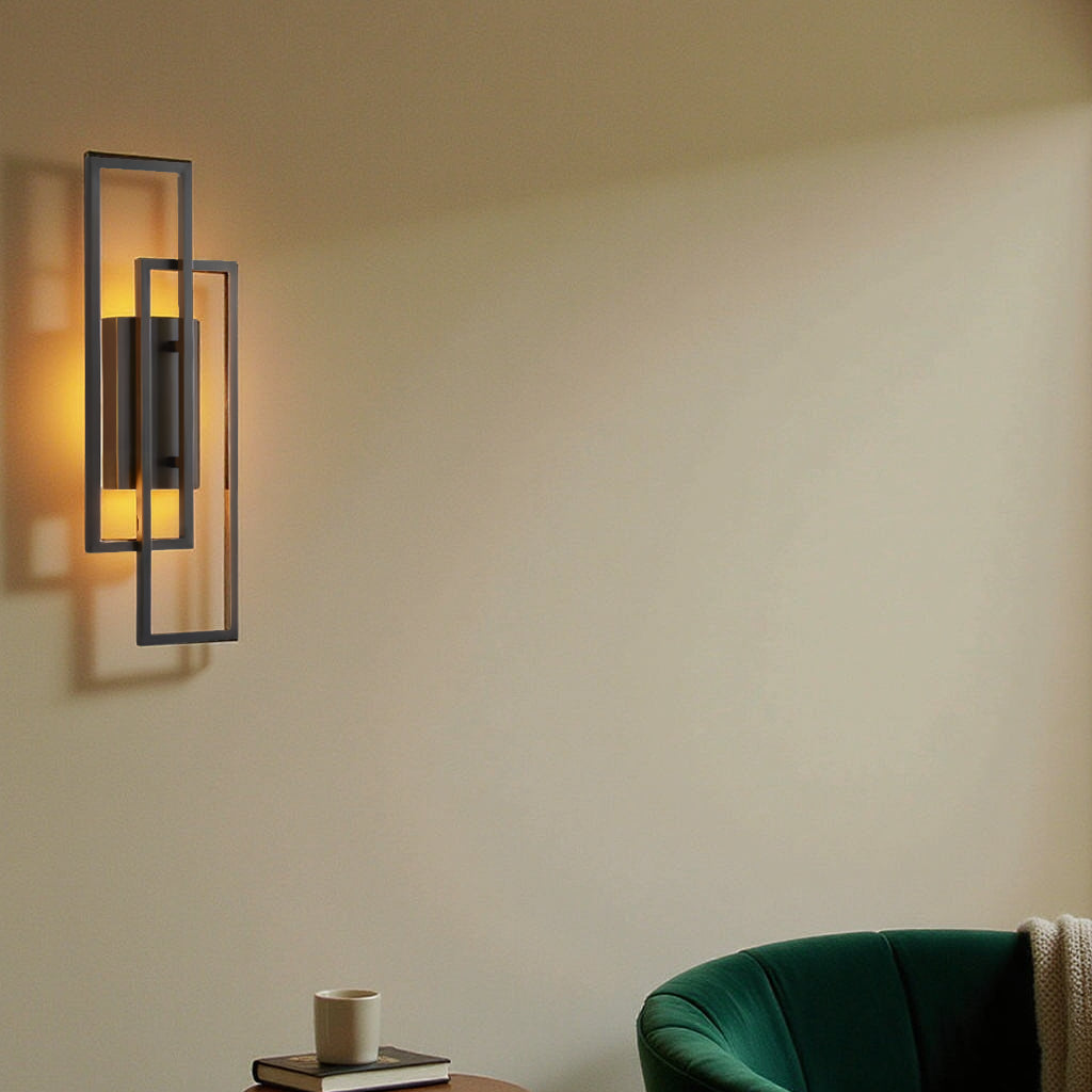 Lereks - Rectangular Geometric LED Wall Lamp