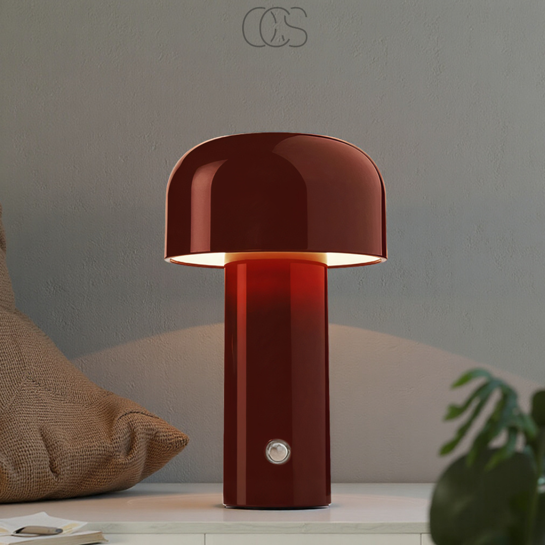 Lereks - Retro Table Lamp – wireless, dimmable & can be placed anywhere