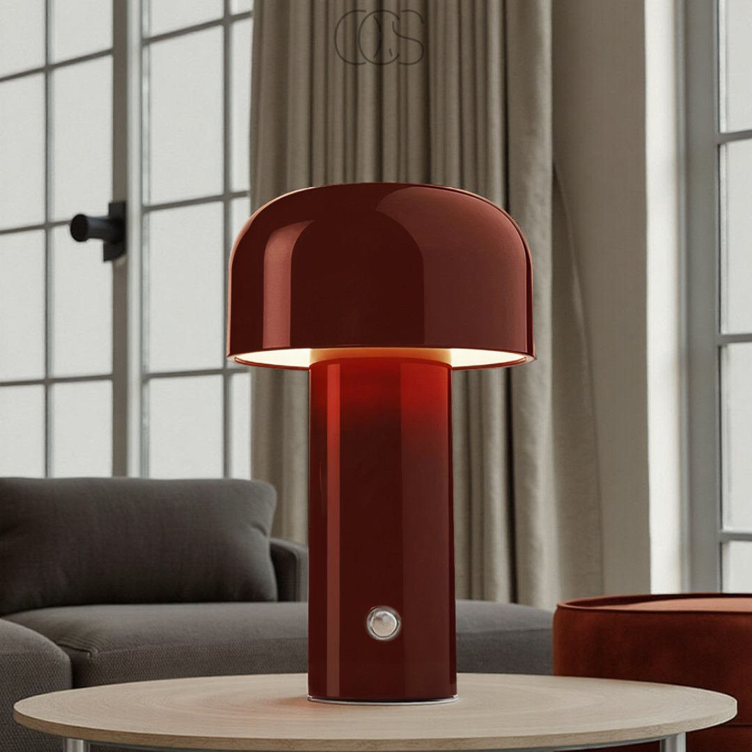 Lereks - Retro Table Lamp – wireless, dimmable & can be placed anywhere