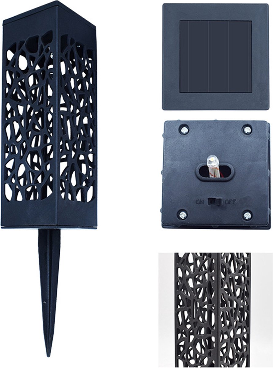 Lereks - Solar Garden Light Pole - Wireless Solar Outdoor Lamp