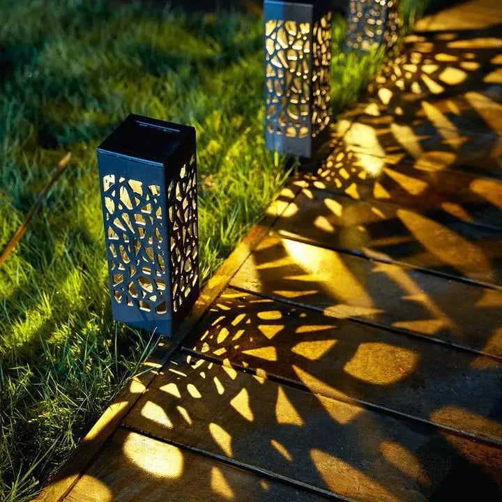 Lereks - Solar Garden Light Pole - Wireless Solar Outdoor Lamp