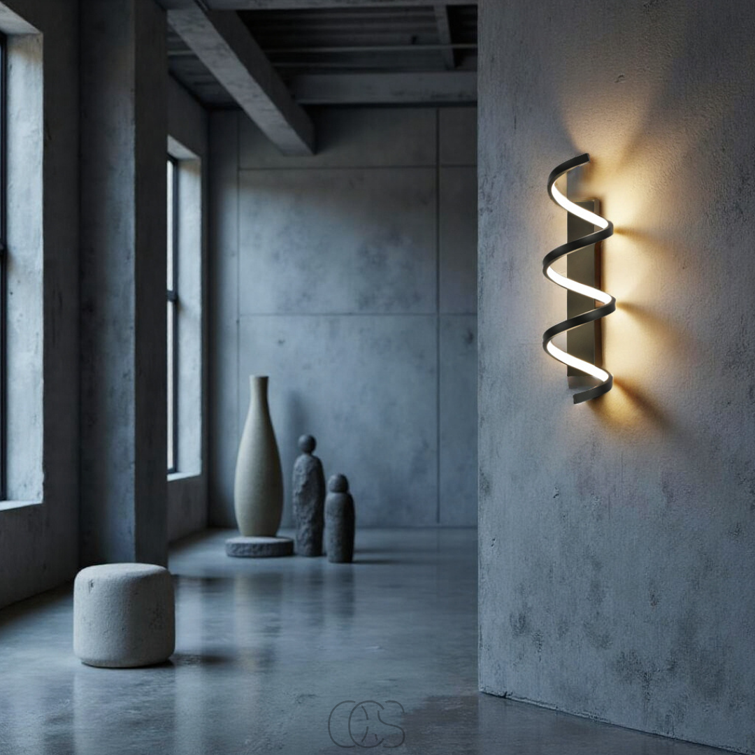 Lereks - Spiral LED wall lamp - Dimmable