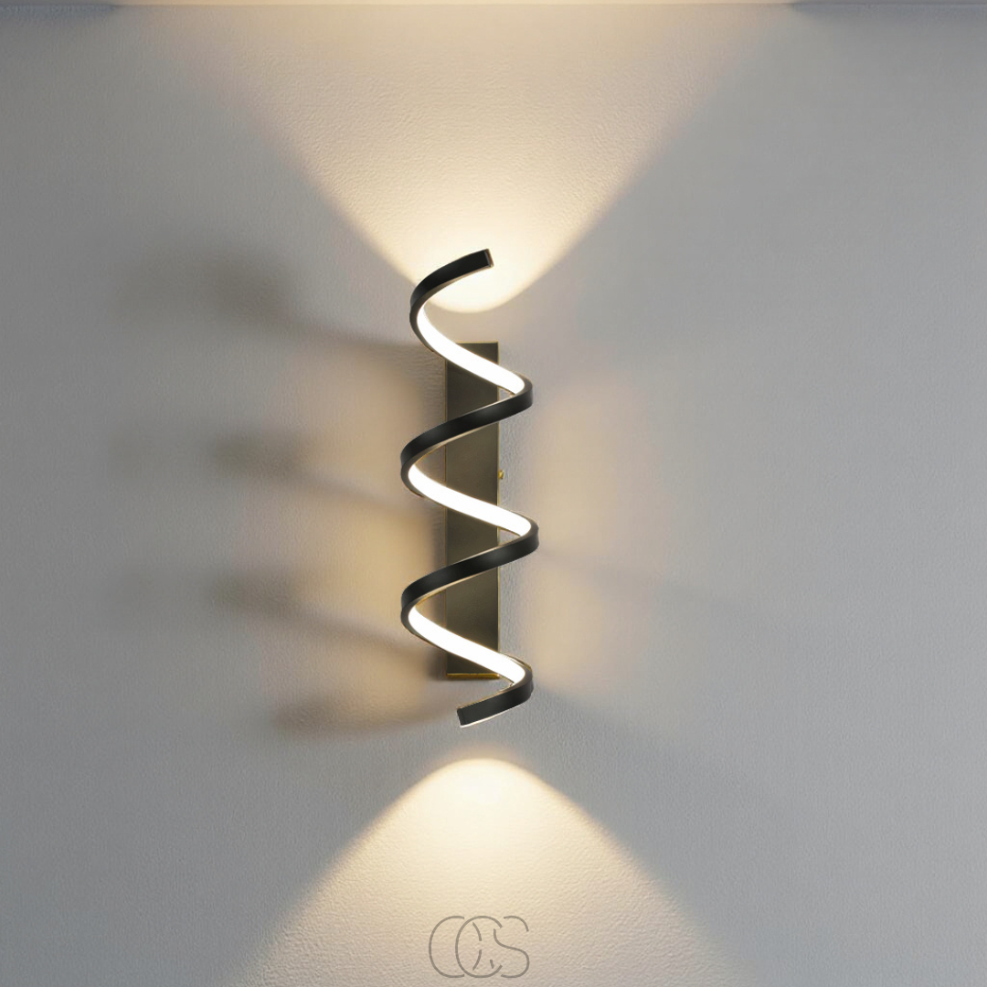 Lereks - Spiral LED wall lamp - Dimmable