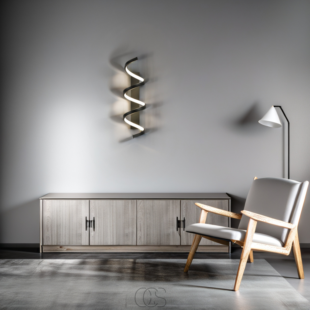 Lereks - Spiral LED wall lamp - Dimmable
