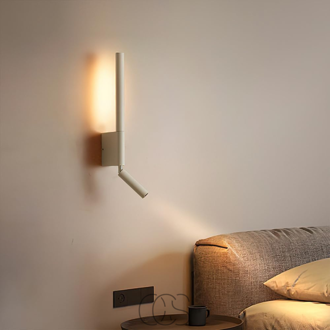 Lereks - Stylish LED Wall Lamp with Reading Lamp