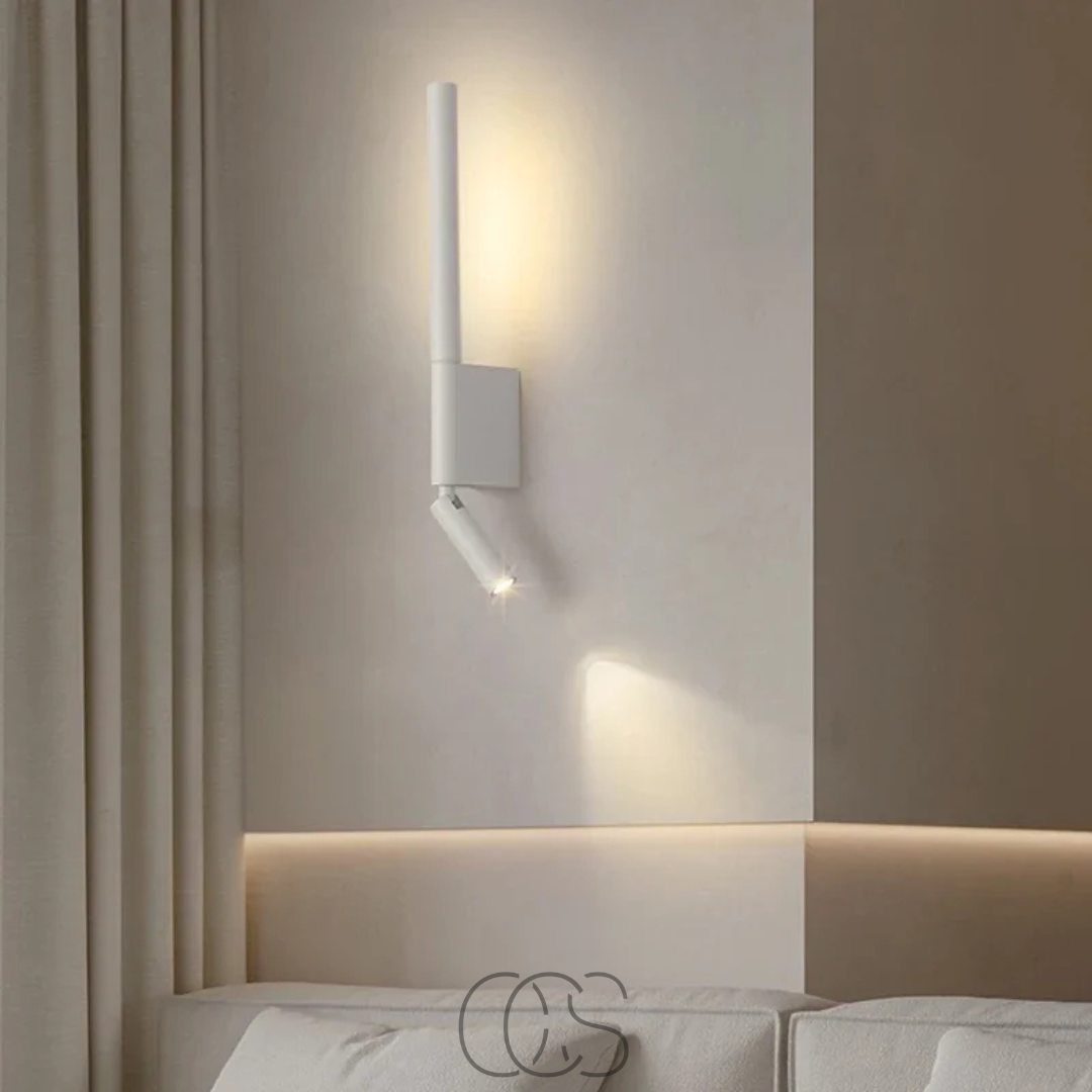 Lereks - Stylish LED Wall Lamp with Reading Lamp