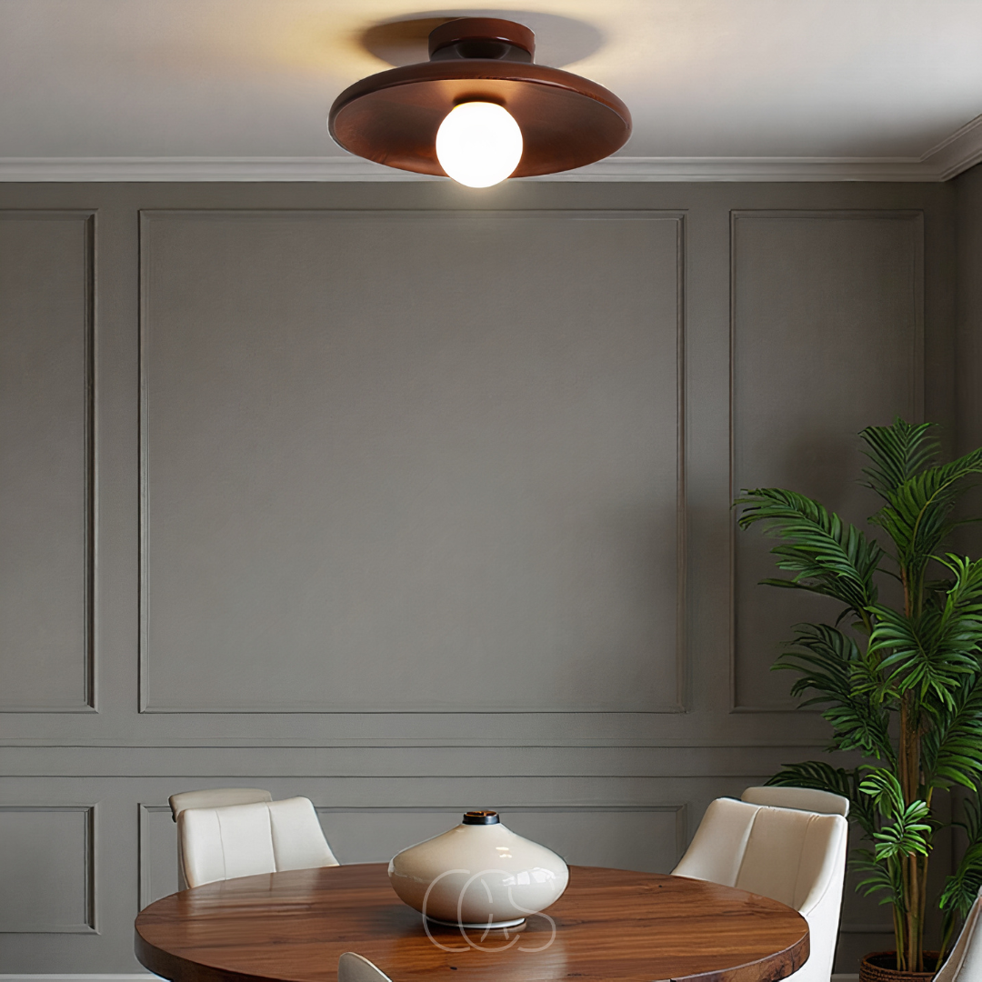 Lereks - Walnut Ceiling Lamp - Luxury Ceiling Lamp Wood