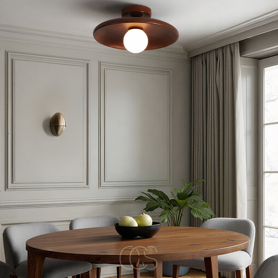 Lereks - Walnut Ceiling Lamp - Luxury Ceiling Lamp Wood
