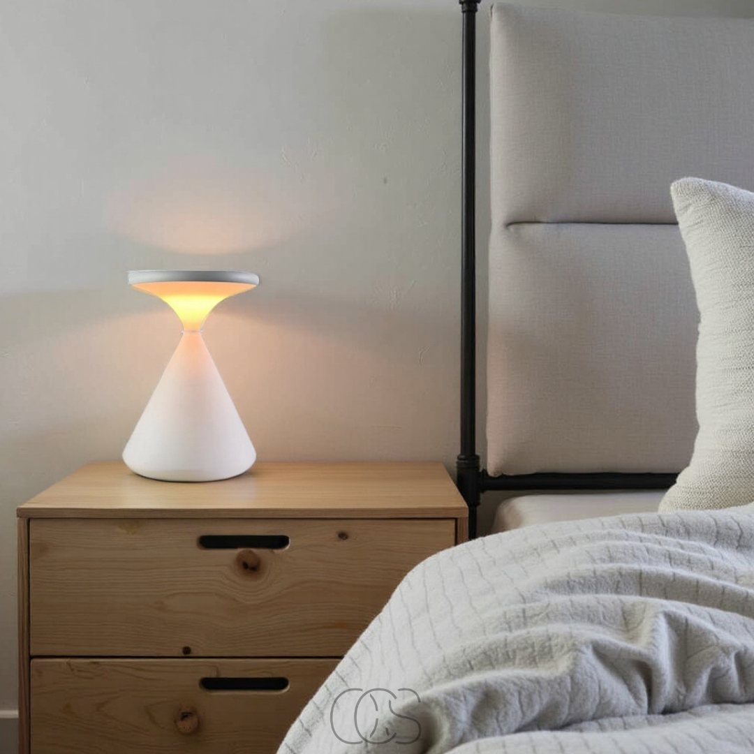 Lereks - Wireless Hourglass table lamp