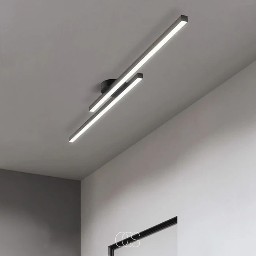 Lereks - modern aluminum ceiling lamp - Sleek ceiling lighting