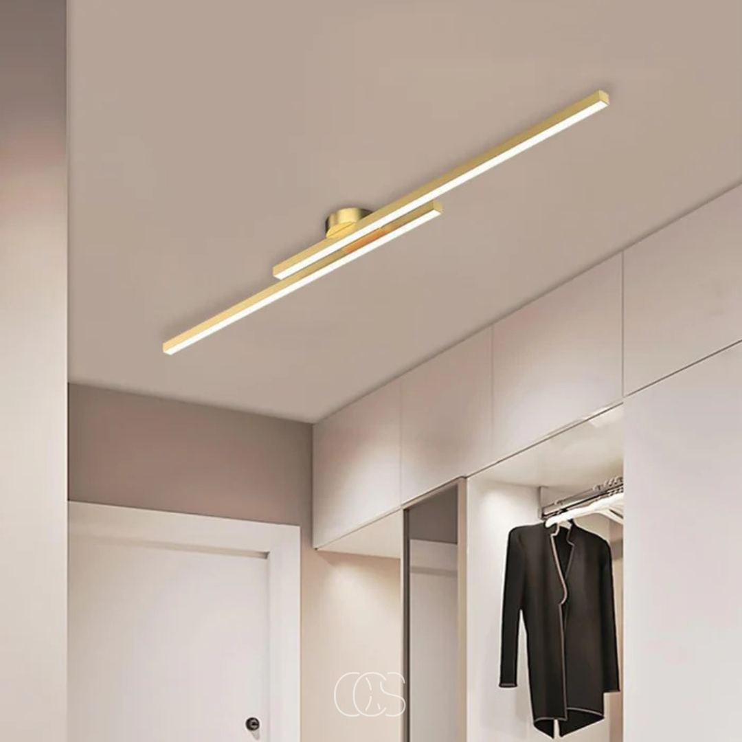 Lereks - modern aluminum ceiling lamp - Sleek ceiling lighting