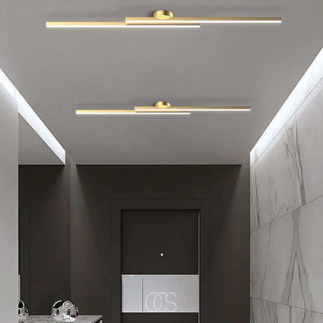Lereks - modern aluminum ceiling lamp - Sleek ceiling lighting