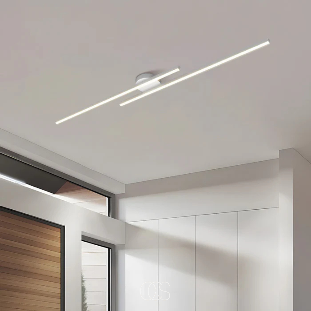 Lereks - modern aluminum ceiling lamp - Sleek ceiling lighting