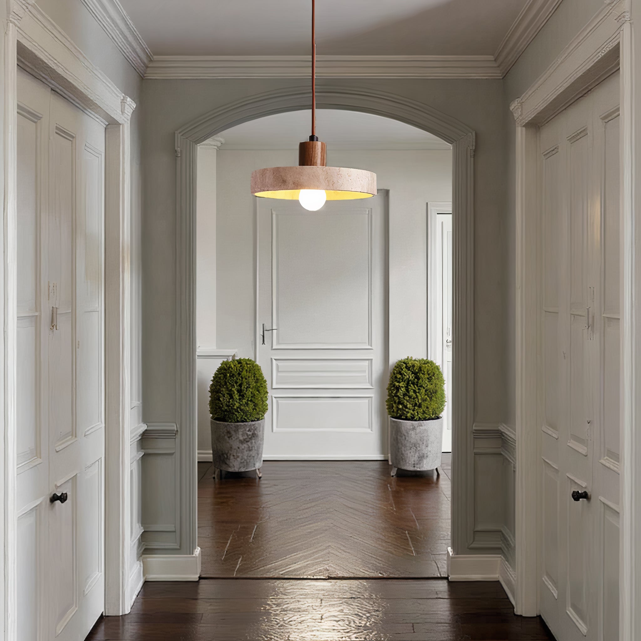 Lereks - pendant lamp in natural stone - Unique & Adjustable