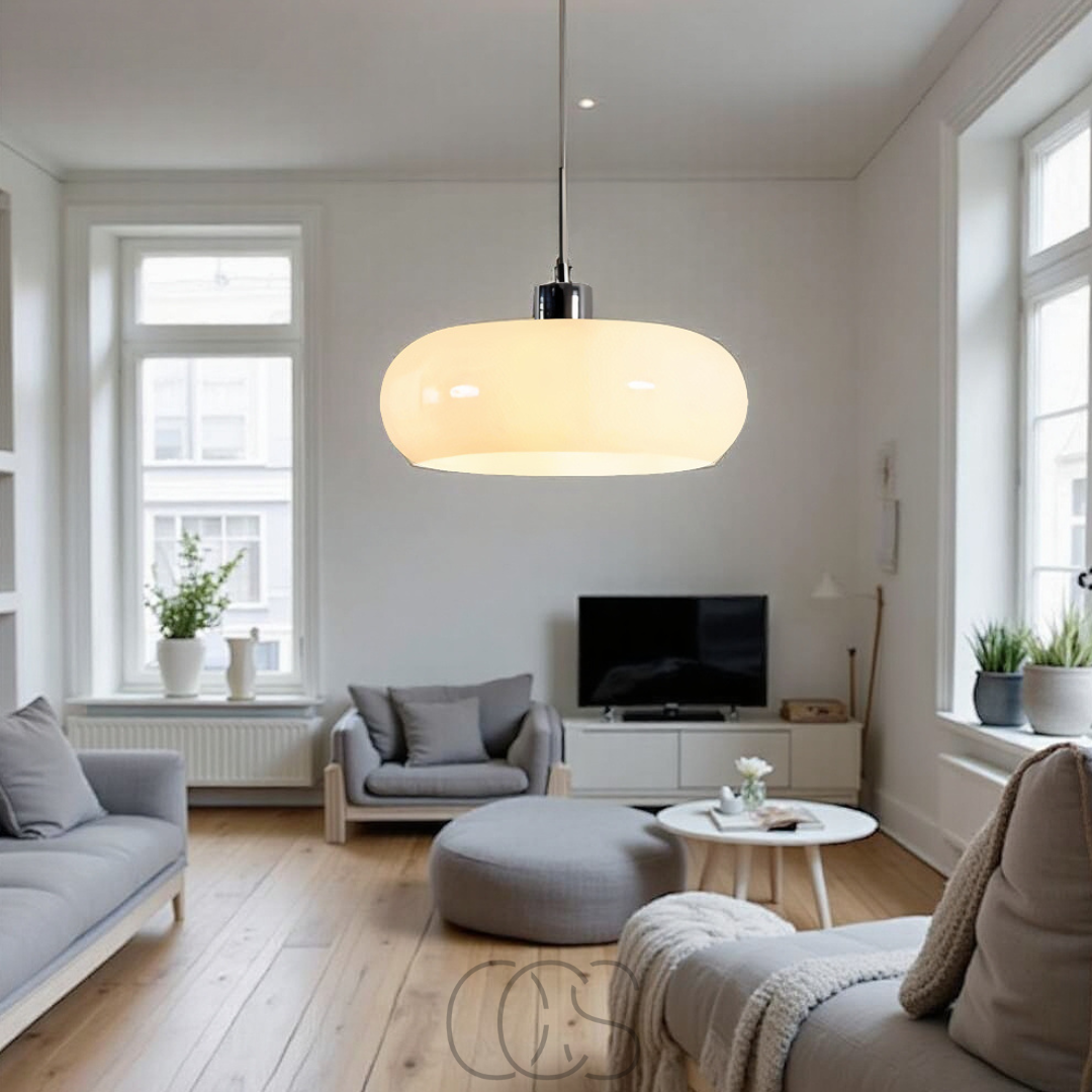 Lereks – Nordic retro pendant lamp - mouth-blown glass & Scandinavian design
