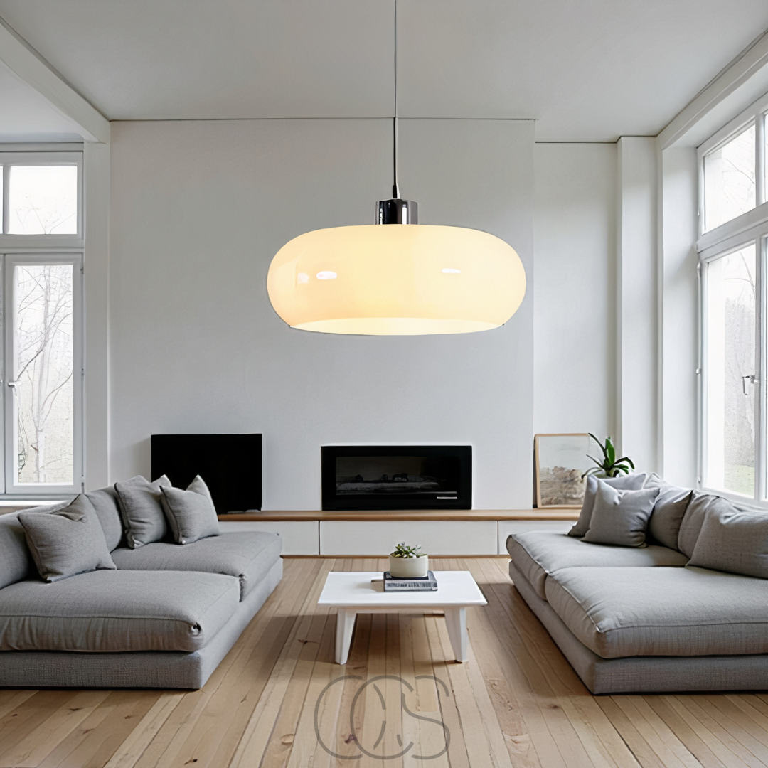 Lereks – Nordic retro pendant lamp - mouth-blown glass & Scandinavian design