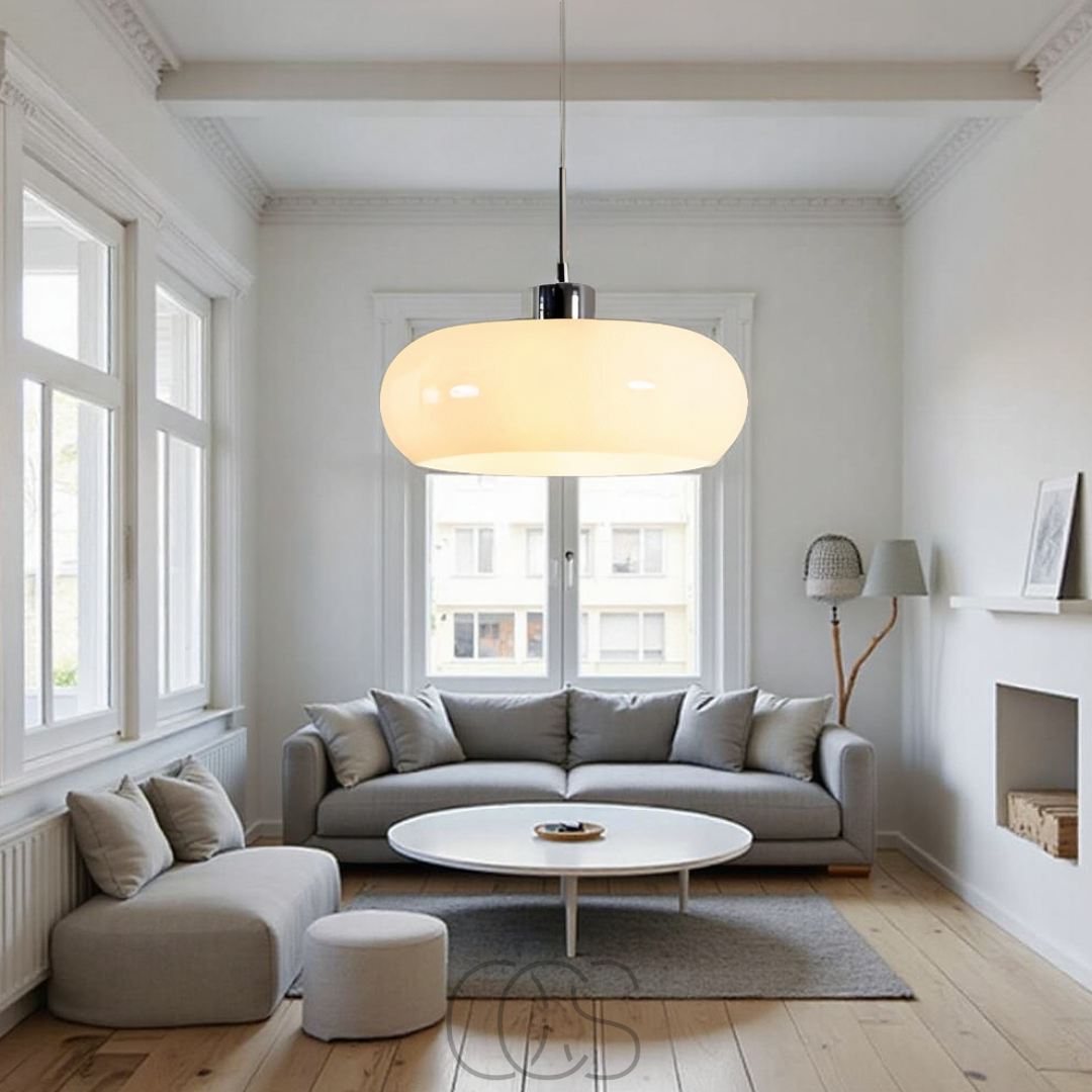Lereks – Nordic retro pendant lamp - mouth-blown glass & Scandinavian design