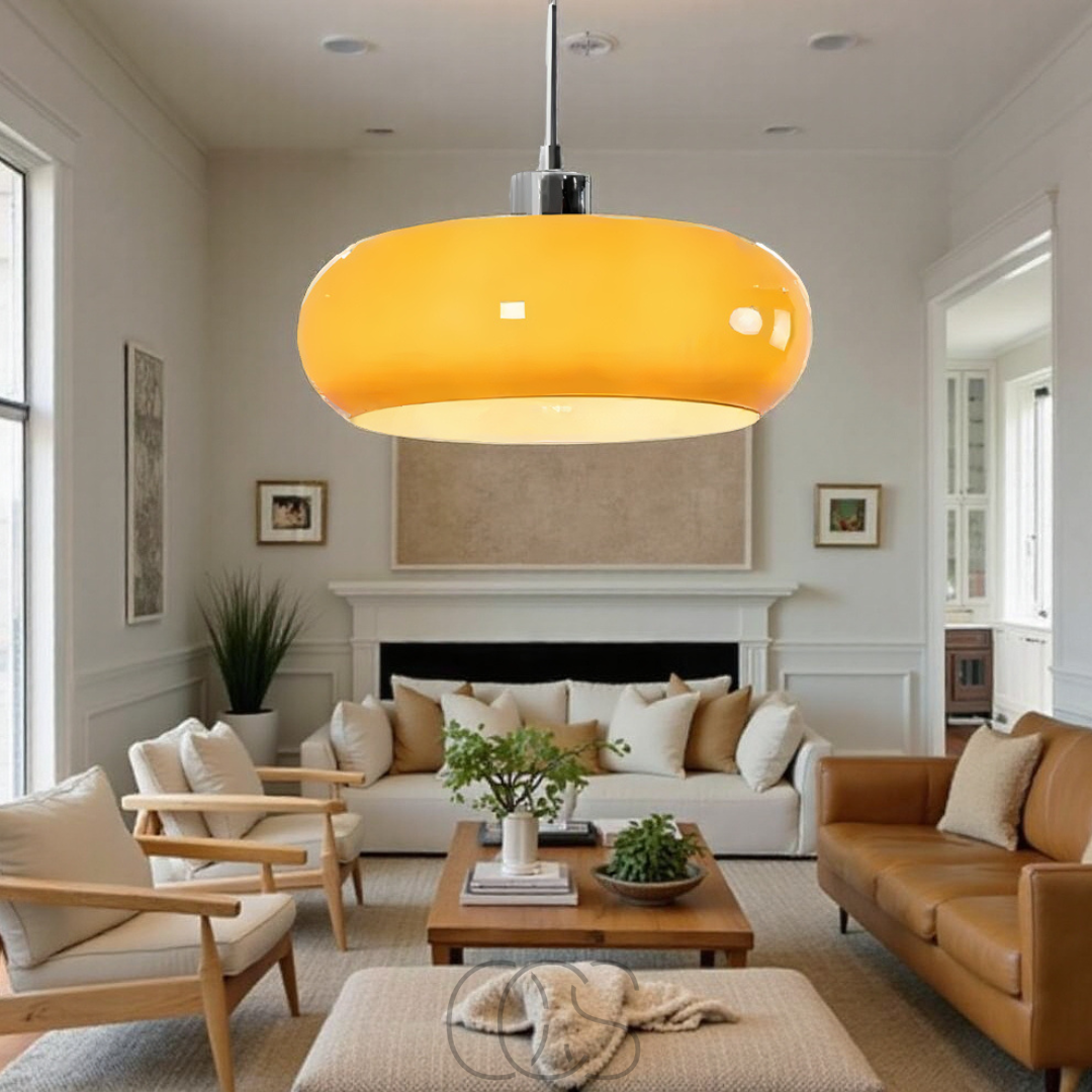 Lereks – Nordic retro pendant lamp - mouth-blown glass & Scandinavian design