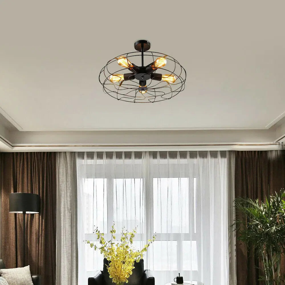 Oakhurst | Retro Cage Chandelier
