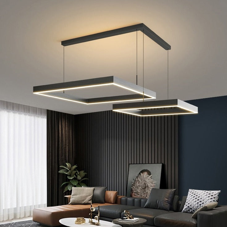 Liora | Square LED Chandelier