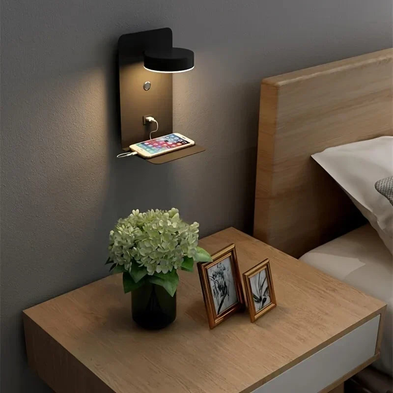 Liora Nova Bedside Lamp With USB Port